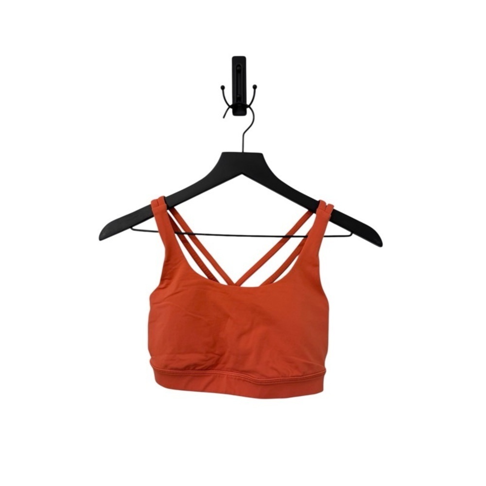 LULULEMON Energy Bra B/C Cup Medium Support in Brick Red